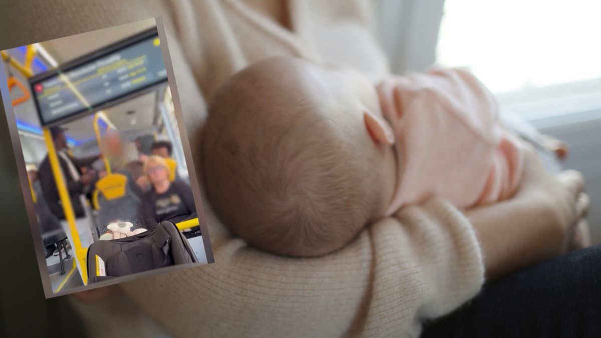 Mama karmiła dziecko w autobusie, ktoś zaczął ją nagrywać