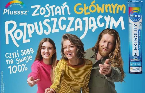 „Główny Rozpussszczający” w reklamach marki Plusssz
