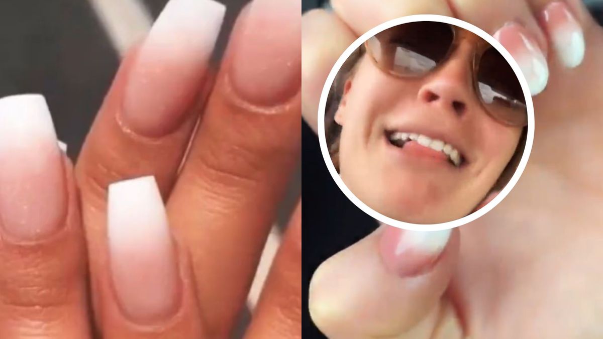 Tiktokerka nie jest zadowolona z nowych paznokci