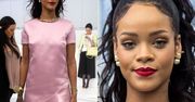 Dziewczęca Rihanna na pokazie Diora!