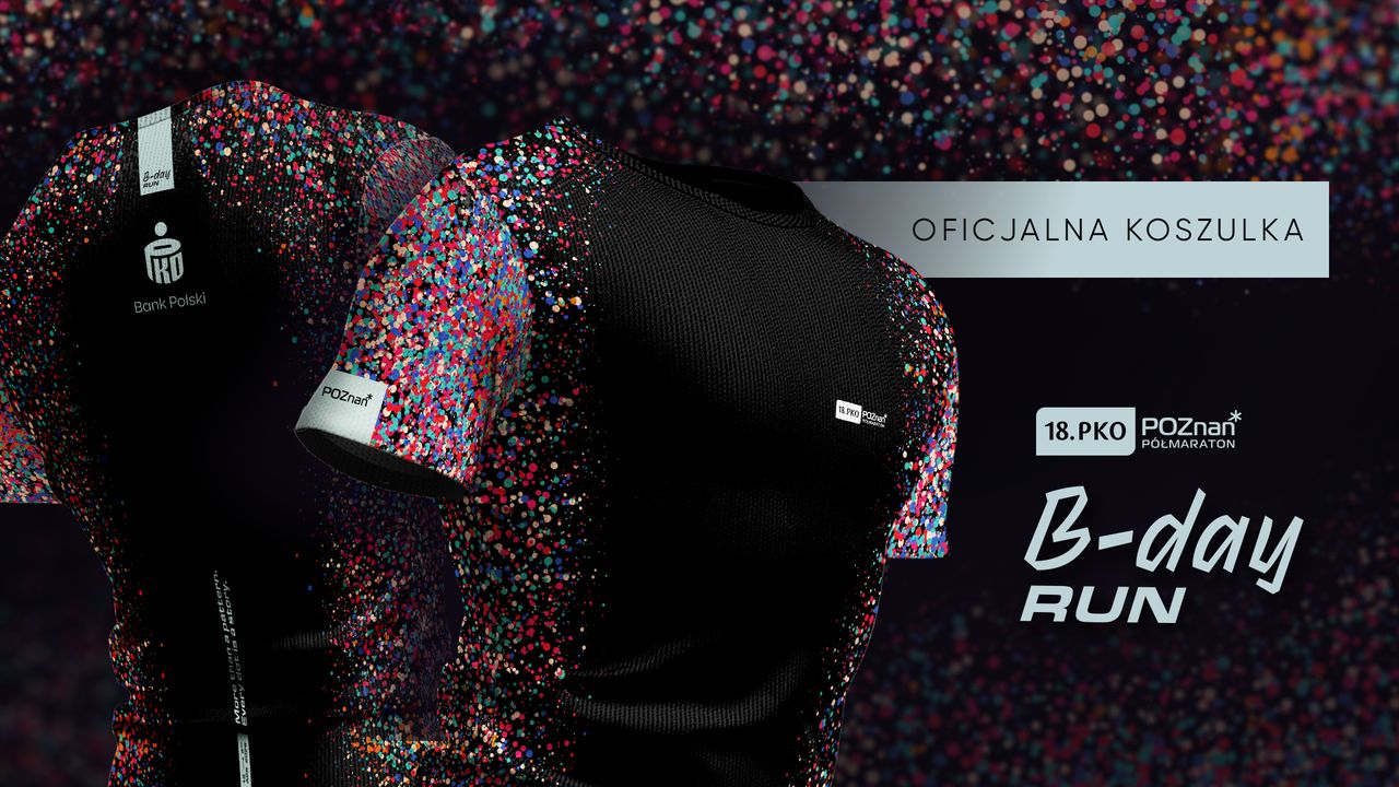 projekt koszulki 18. Poznań Półmaratonu / mat. prasowe