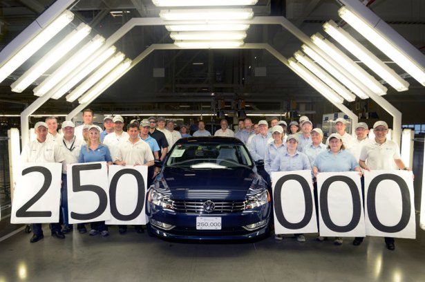 Ćwierć miliona Volkswagenów Passatów z USA