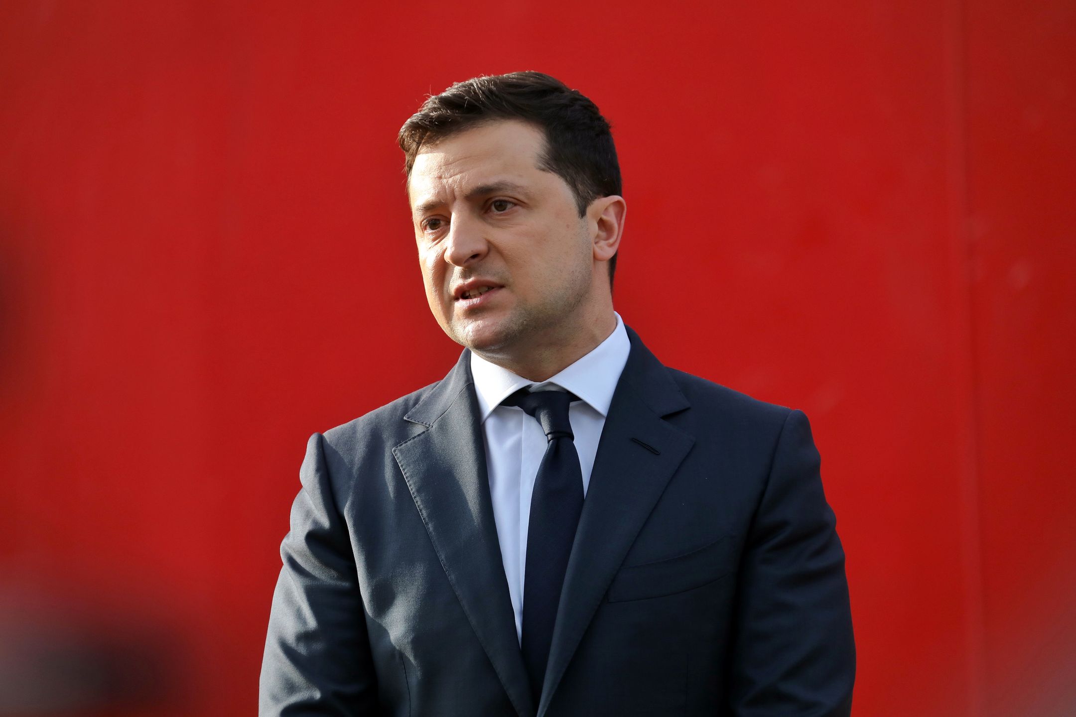 Prezydent Ukrainy Wołodymyr Zełenski