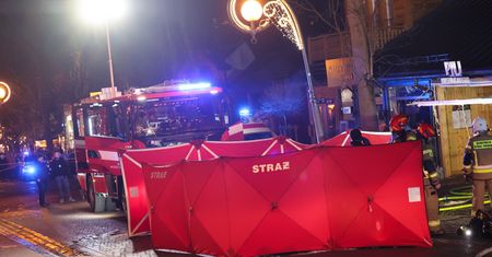 Pożar kawiarni na Krupówkach. Dwie osoby trafiły do szpitala