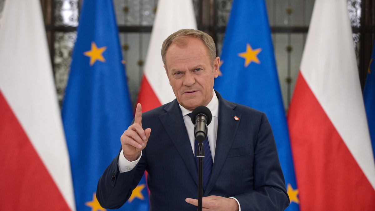 Donald Tusk
Warszawa, 10.04.2024. Premier Donald Tusk na konferencji prasowej w Sejmie w Warszawie, 10 bm. (aldg) PAP/Marcin Obara
Marcin Obara
10 10. X, kadencja, kadencji, Koalicja Obywatelska, konferencja, Platforma Obywatelska, PO, polityk polityka, sejm, sejmu, MSWiA Marcina Kierwi�skiego, odrzuceniu wniosku, po obradach, wniosku