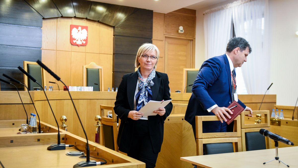 Julia Przyłębska w siedzibie TK