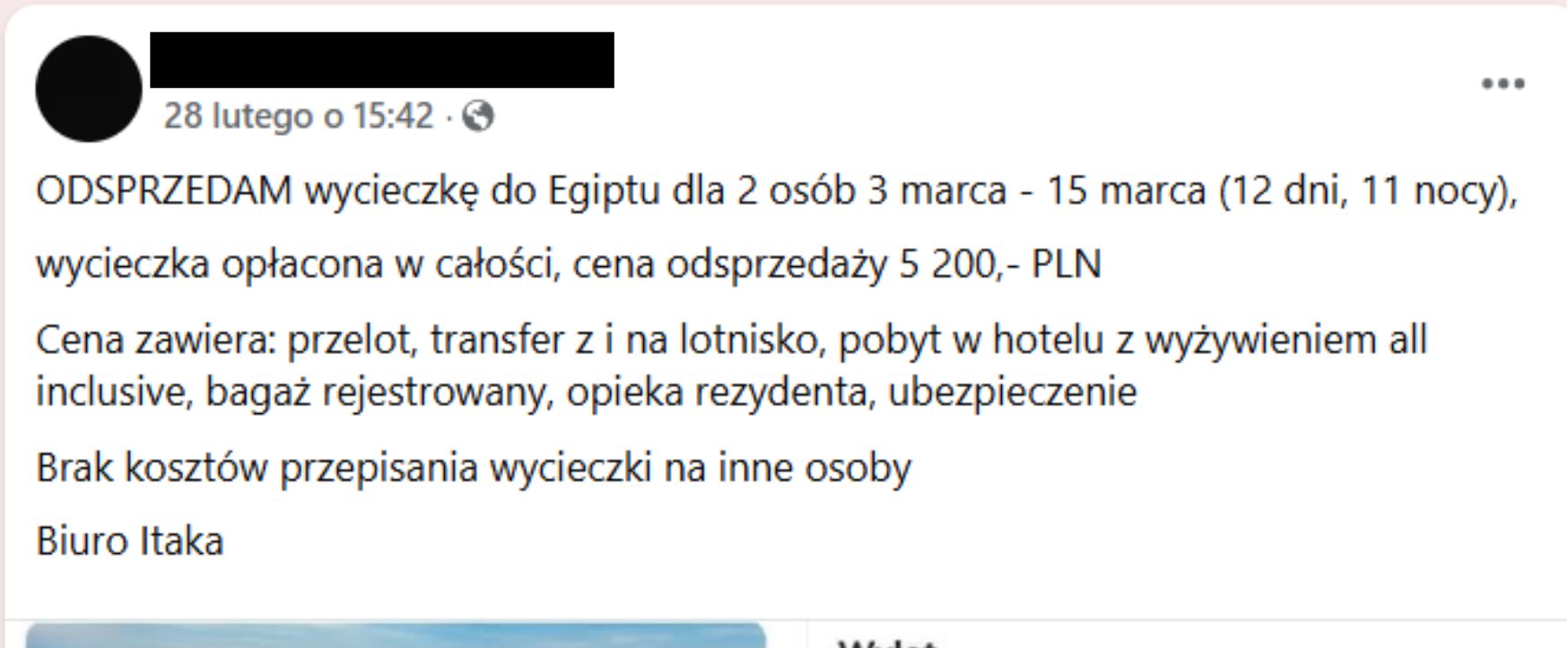 Turyści chcą odsprzedawać swoje wycieczki do Egiptu i Turcji