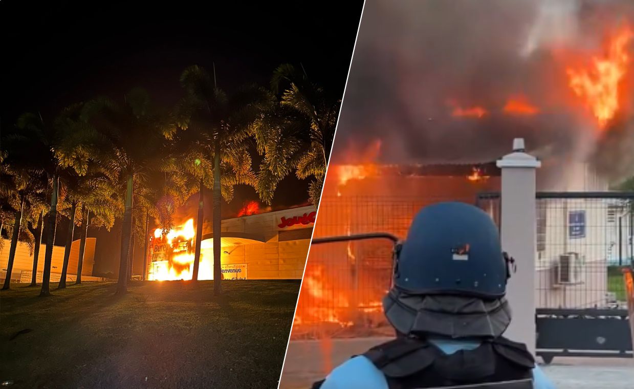 Martinique. Protests have been ongoing since September.