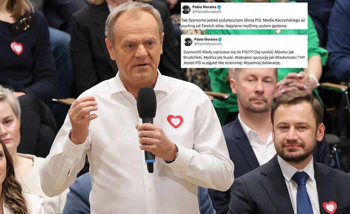 Donald Tusk nie skomentował tego, że PO współpracowała z człowiekiem, który szerzył hejt w sieci