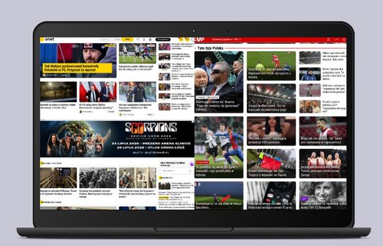 Piętnastka portali. Interia na czele, Wp.pl i Onet.pl przyciągają na dłużej