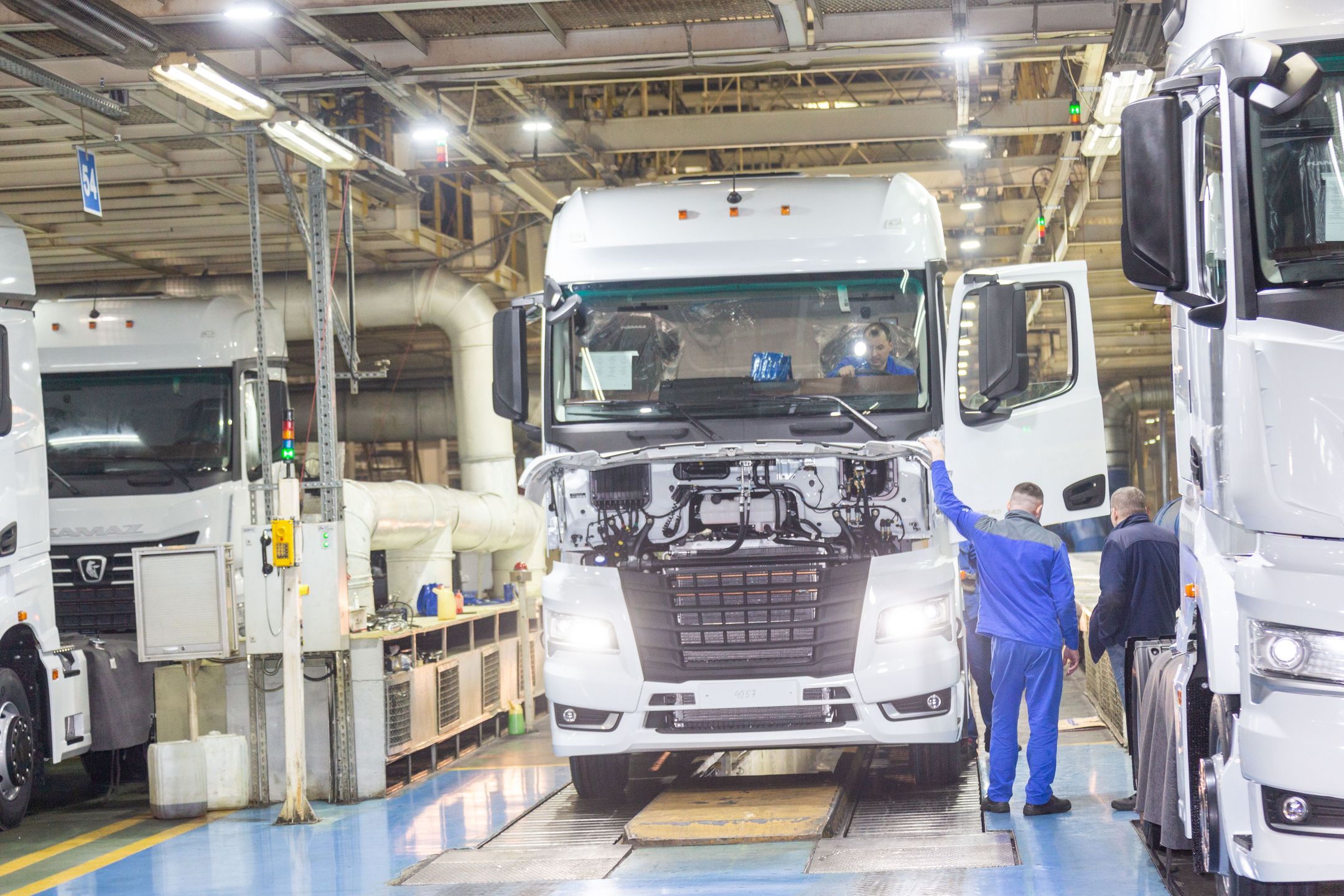 Fabryka ciężarówek marki KAMAZ