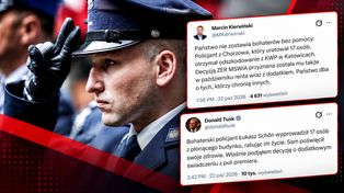 Tusk i Kierwiński reagują na reportaż WP. Jest decyzja ws. bohaterskiego policjanta
