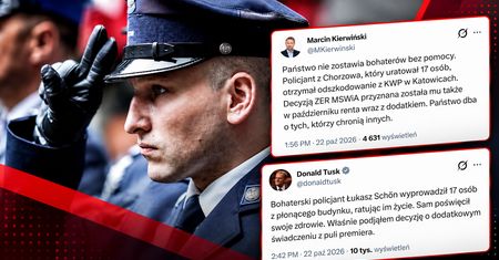 Tusk i Kierwiński reagują na reportaż WP. Jest decyzja ws. bohaterskiego policjanta