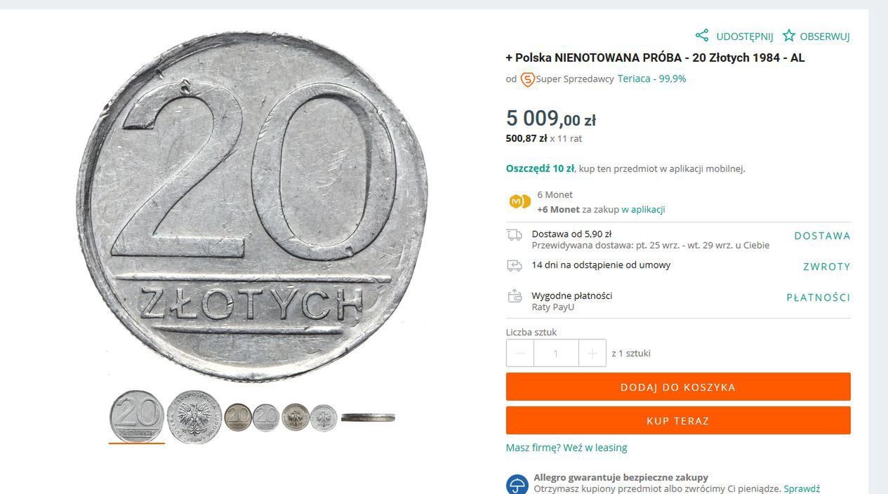 Nawet monety z PRL mogą być warte fortunę