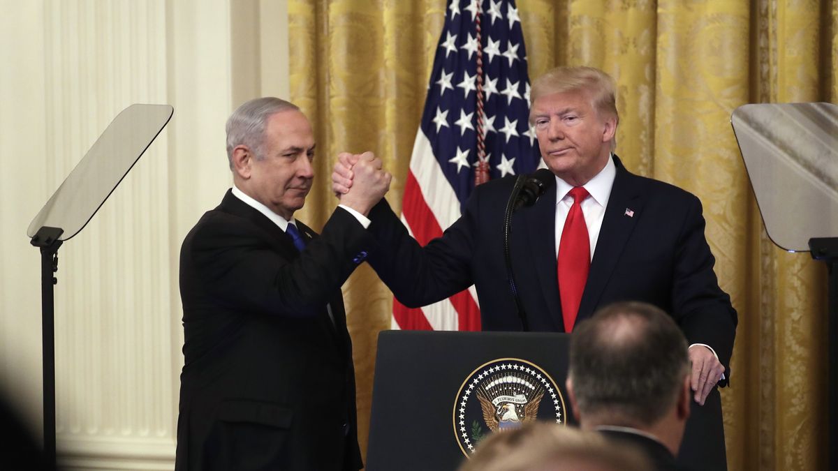 President Trump Holds News Conference With Israeli Prime Minister Netanyahu
Bloomberg
us, americas, 2020uspolitics, best photo, u.s.a., best photos, u.s. government, north american, united states of america, israel government, american