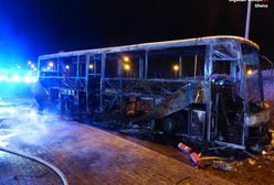 Pożar autokaru na A4. Dzieci wracały z wakacji