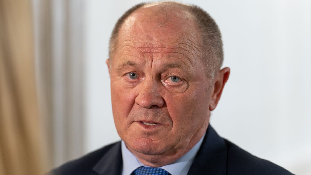 WARSAW, POLAND - 2024/04/10: Marek Sawicki, former Minister of Agriculture and Rural Development, talks to the press during the 9th session of the Polish Parliament. During this parliament session, the parliament discussed the right to legalize abortion. This issue of abortion gained attention following the series of Women's Strike (Strajk Kobiet) protests in Poland from 2020 to 2021. The protests were in response to government regulations that significantly restricted abortion rights, making almost all cases of abortion illegal, even in situations involving severe fetal disabilities or life-threatening diseases. (Photo by Marek Antoni Iwanczuk/SOPA Images/LightRocket via Getty Images)