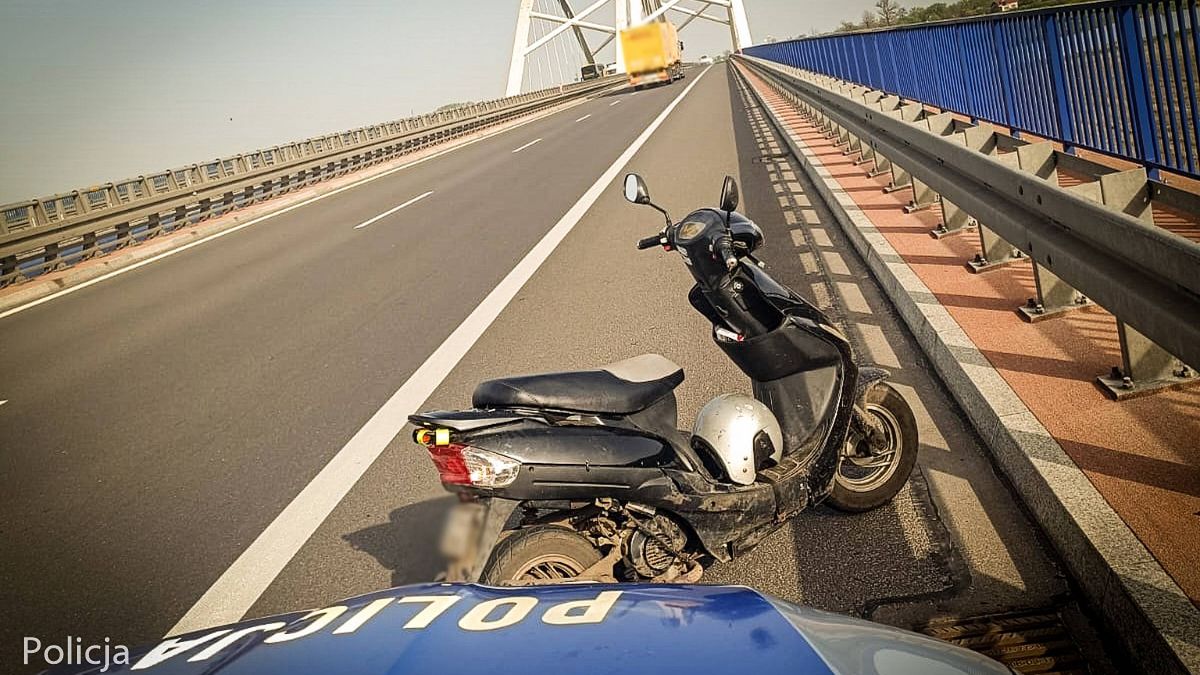 Pijany kierowca jechał drogą ekspresową pod prąd