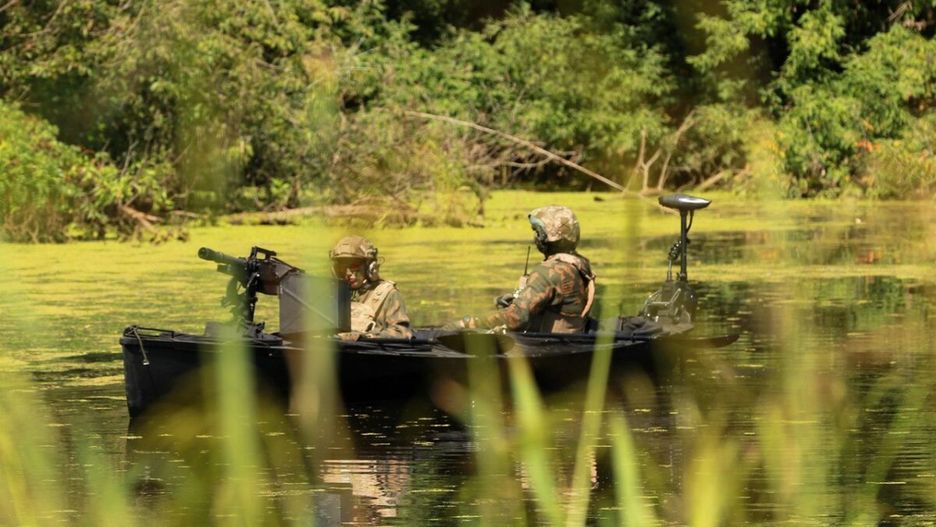 Poloz-M16 podczas testów w terenie