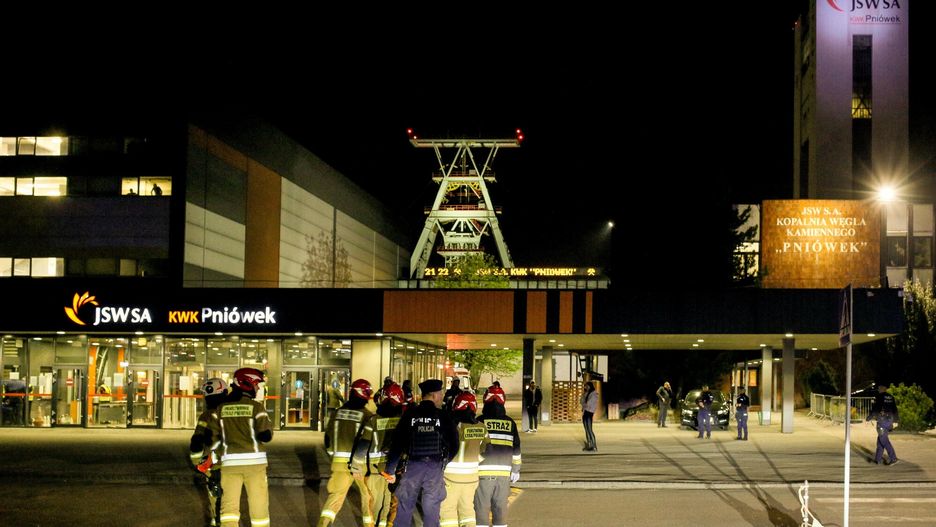 Do wybuchów metanu w kopalni Pniówek doszło w środę