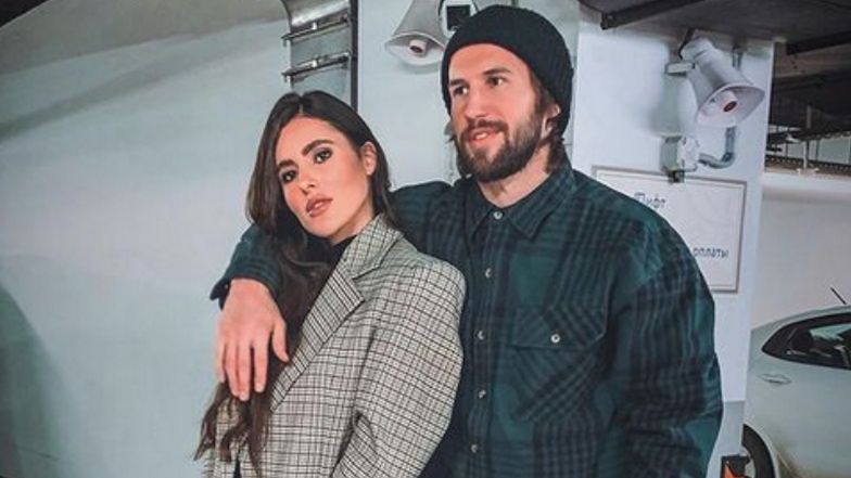 Grzegorz Krychowiak i Celia Jaunat