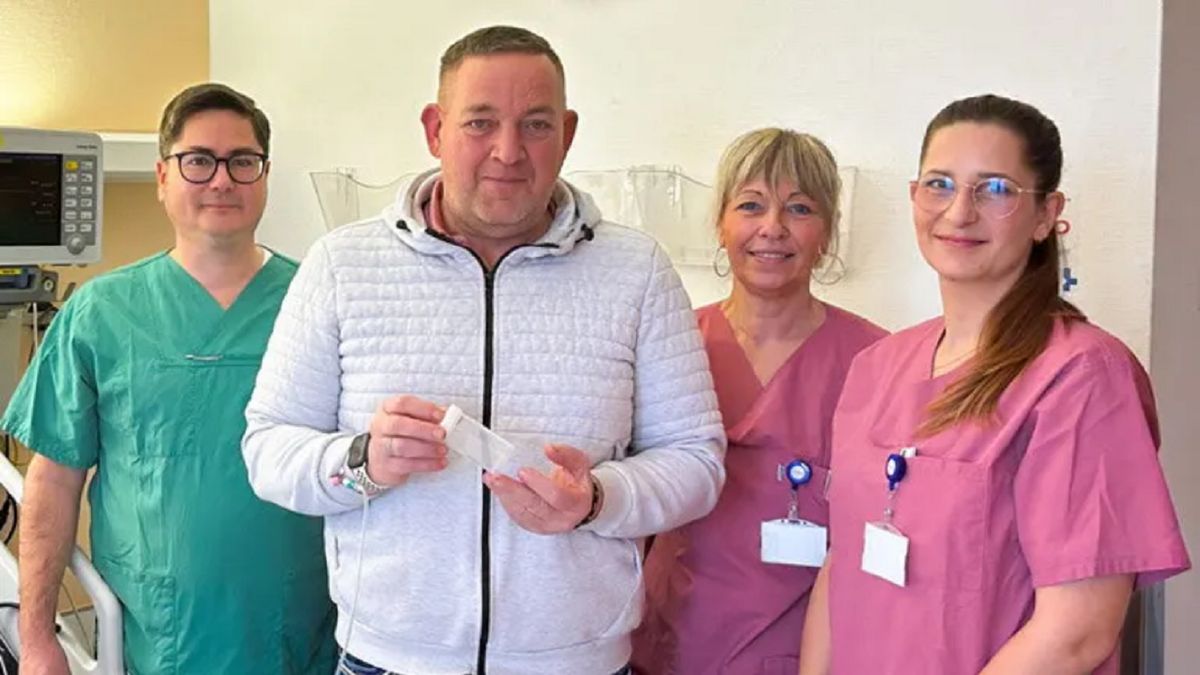 Pacjent miał mnóstwo szczęścia!