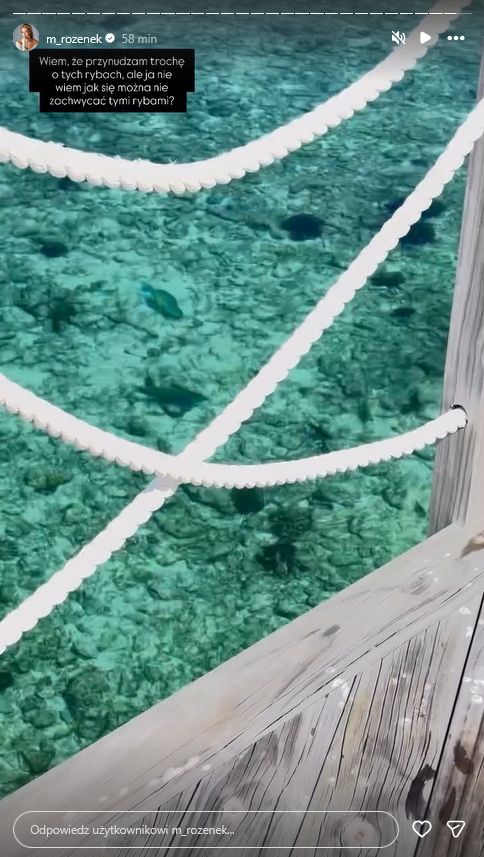 Małgorzata Rozenek chwali się kolejnym dniem na Malediwach