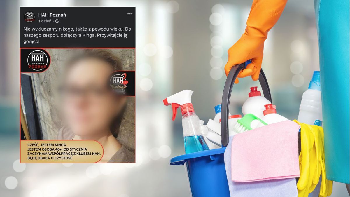 Klub chwali się, że zatrudnia osoby po 40 - stce