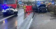 Polkowice: Śmiertelny wypadek. Skoda uderzyła w ogrodzenie, zginął 73‑latek