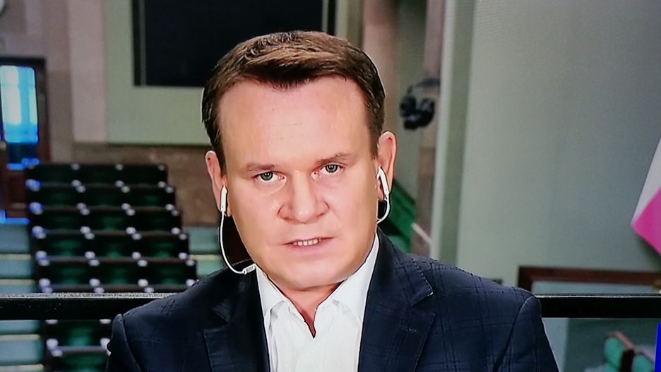 Emocje w TVP Info. Dominik Tarczyński ostro atakował posłów opozycji