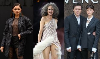 Gwiazdy lansują się na paryskim Fashion Weeku: odważna Zendaya, siwowłosa Andie MacDowell, Brooklyn Beckham z żoną w "partner looku"... (ZDJĘCIA)