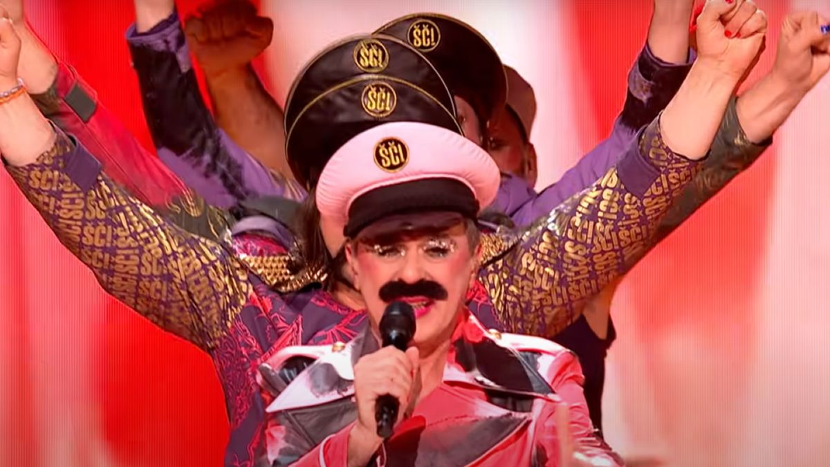 Chorwacka grupa Let 3 podczas półfinału Eurowizji 2023