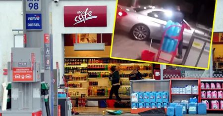 Demolka na stacji Orlenu w Rymaniu. Policjanci ukarani