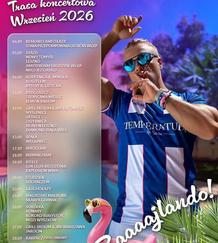 Ile koncertów zagra Skolim?