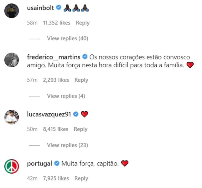 Gwiazdy składają kondolencje Cristiano Ronaldo i Georginie Rodriguez po stracie synka