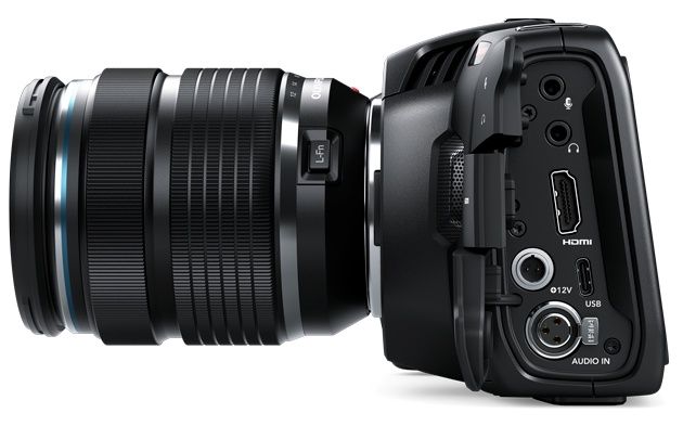 Blackmagic Pocket Cinema 4K złącza
