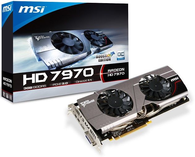 MSI Radeon HD 7970 Twin Frozr Boost Edition karta graficzna opakowanie zdjęcie