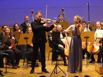 Zielona Góra: W Filharmonii para Lubuszan starła się artystycznie na skrzypce
