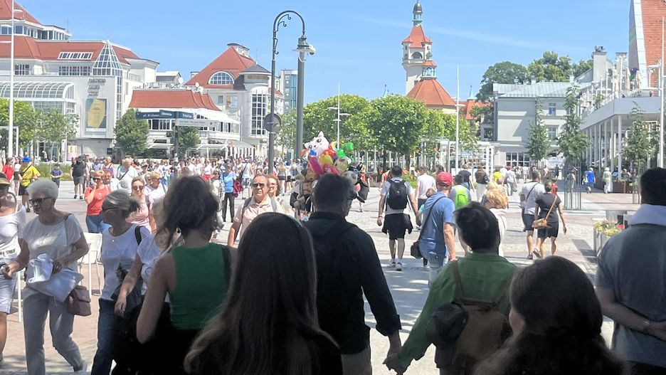 Na Monciaku turystów nie brakuje