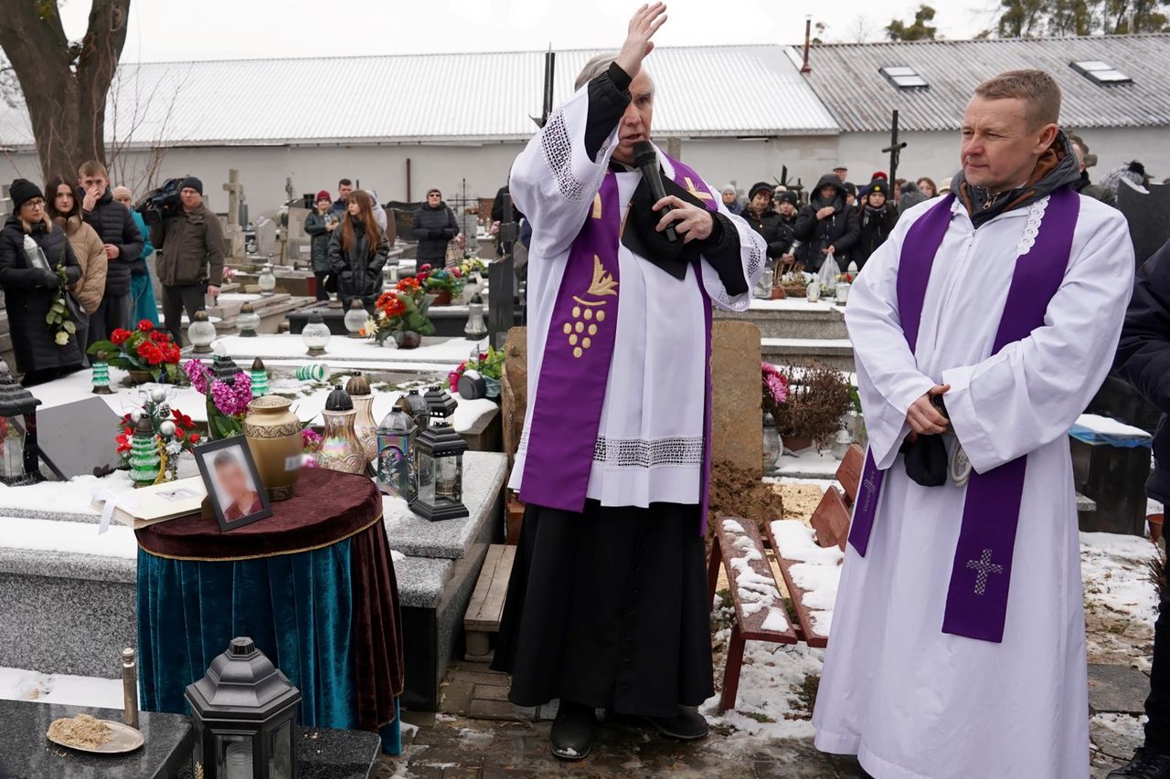 Ostatnia droga zabitego Eryka. Ksiądz wspomniał o marszu milczenia