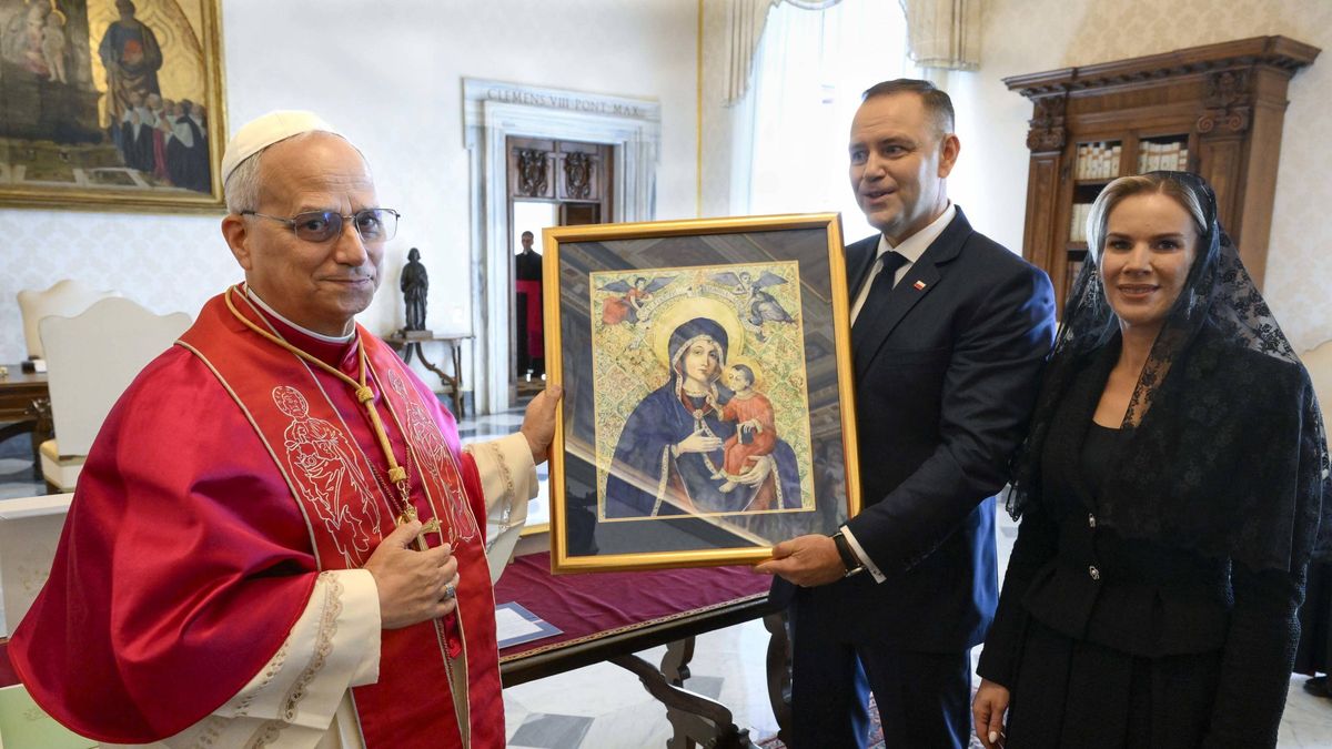 Papież Leon XIV i Karol Nawrocki