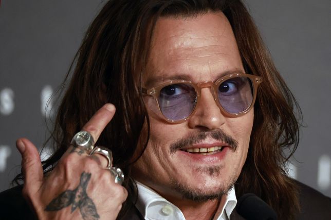 Johnny Depp na festiwalu filmowym w Cannes