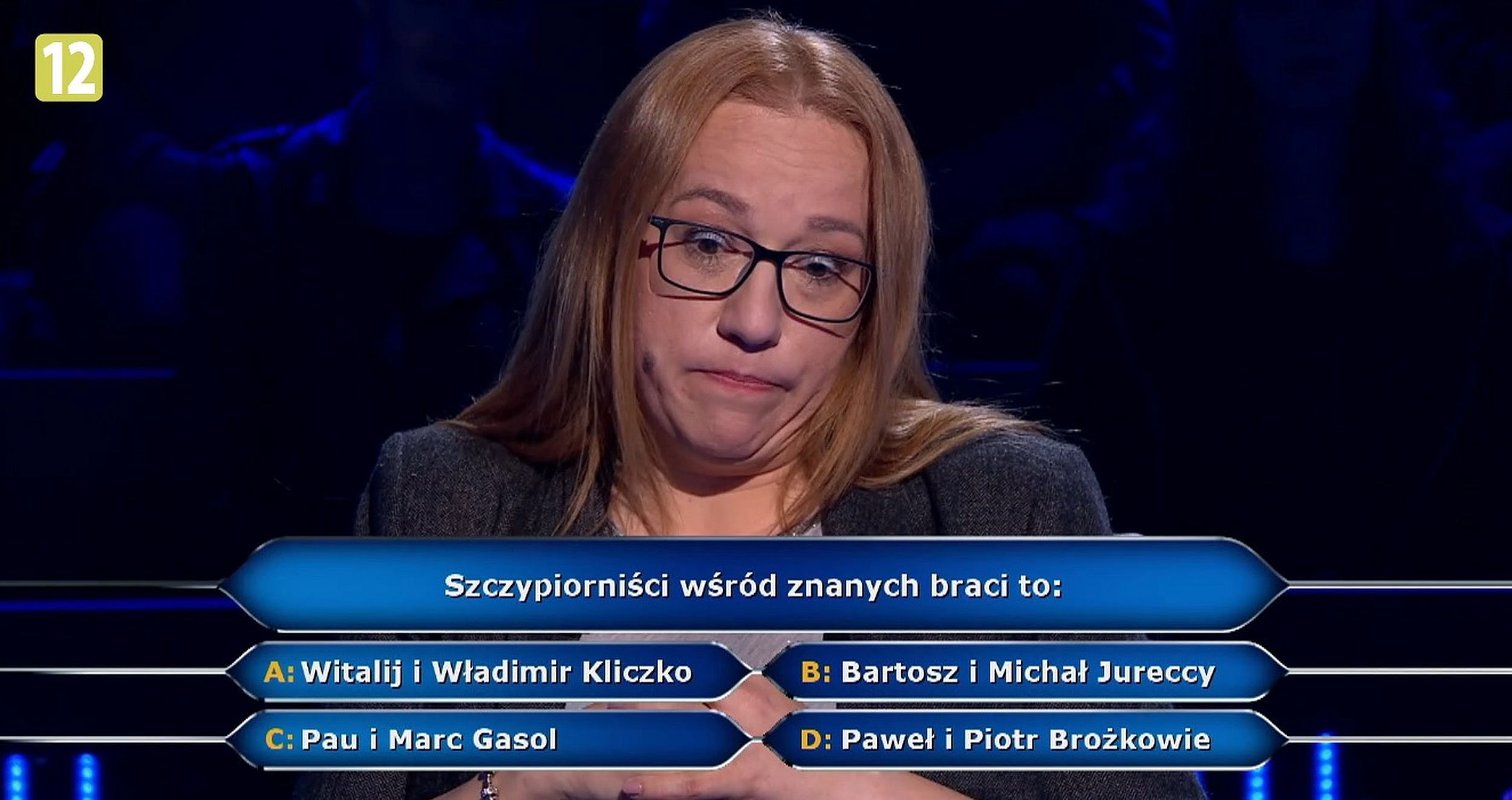 Wioletta Wdowczyk-Fedorowska w "Milionerach"
