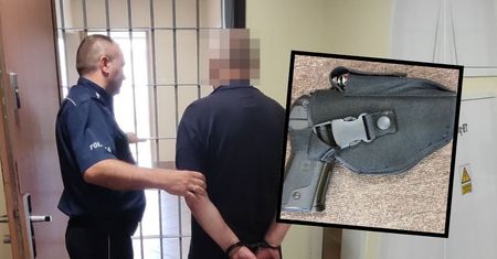 Źle zaparkował. Pijany 59-latek z bronią groził śmiercią sąsiadowi