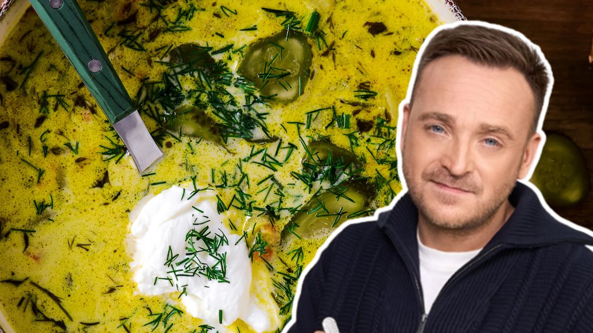 Mateusz Gessler dzieli się przepisem na ogórkową