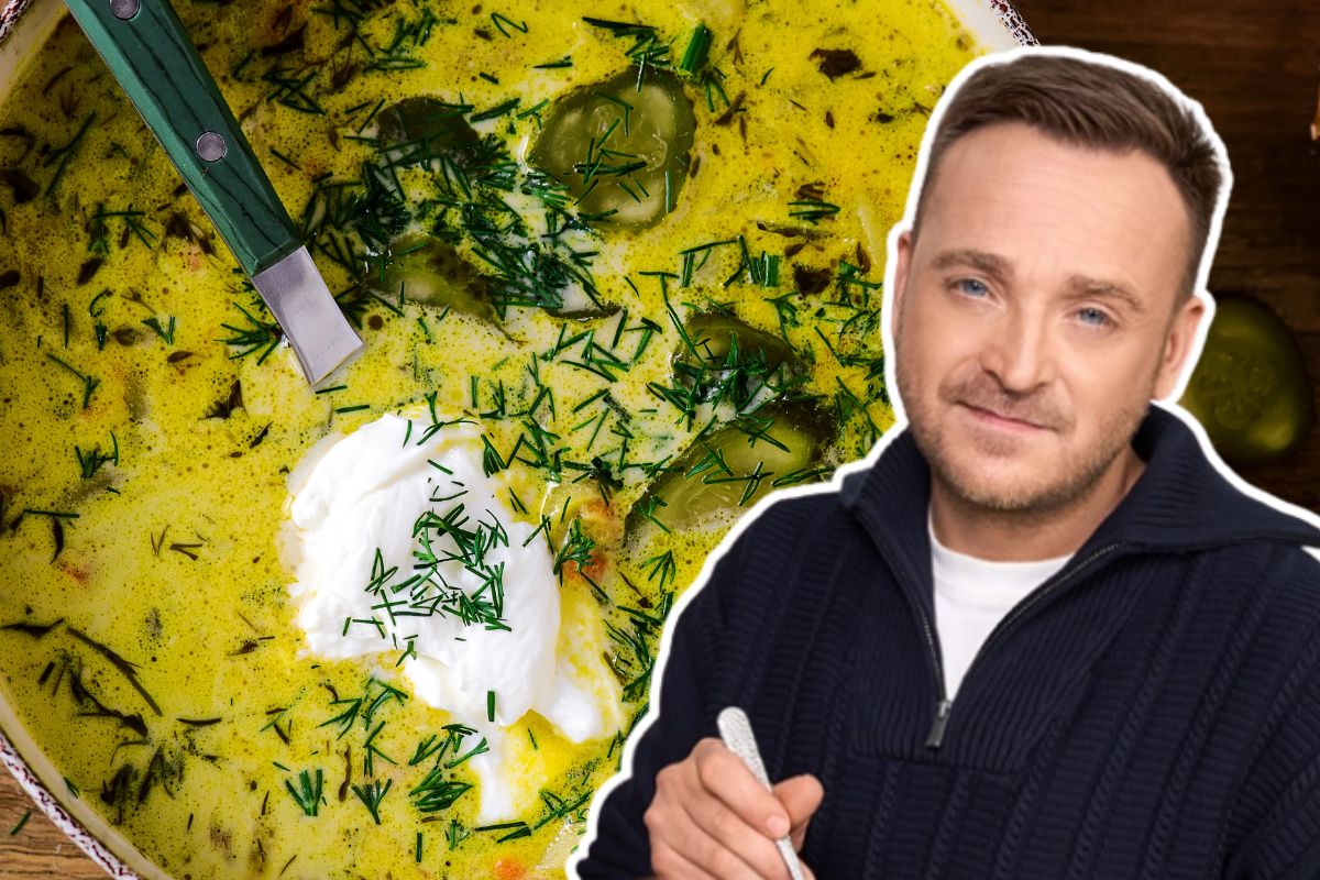 Mateusz Gessler dzieli się przepisem na ogórkową