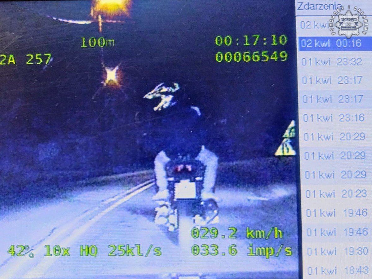 Fot. Kryminalki. Nieletni na motocyklu