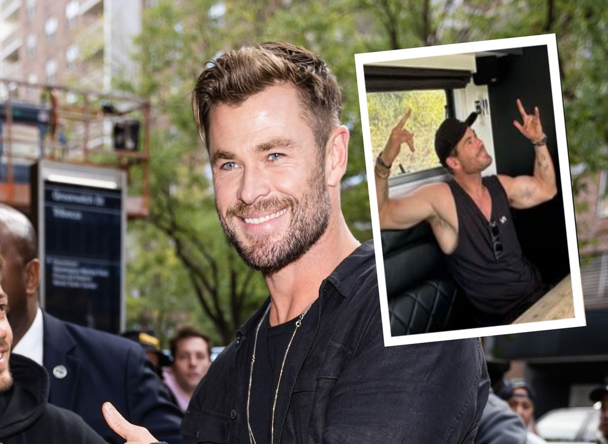 Chris Hemsworth pokazał wnętrze luksusowej przyczepy