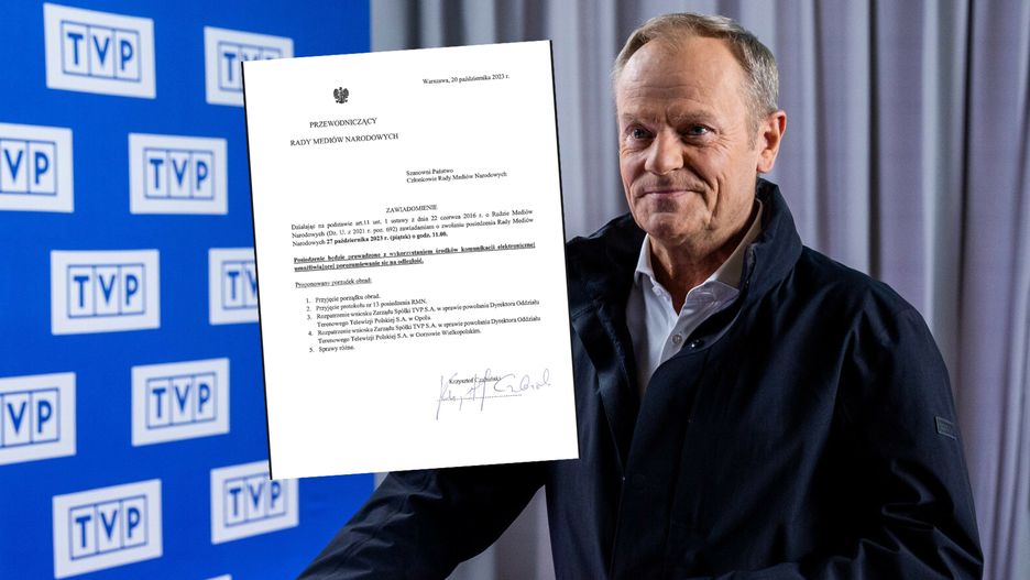 Donald Tusk szykuje porządki w TVP