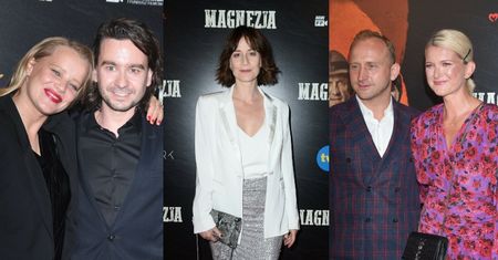 Gwiazdy na premierze "Magnezji": elegancka Maja Ostaszewska, Joanna Kulig z mężem, Borys Szyc z ukochaną (ZDJĘCIA)